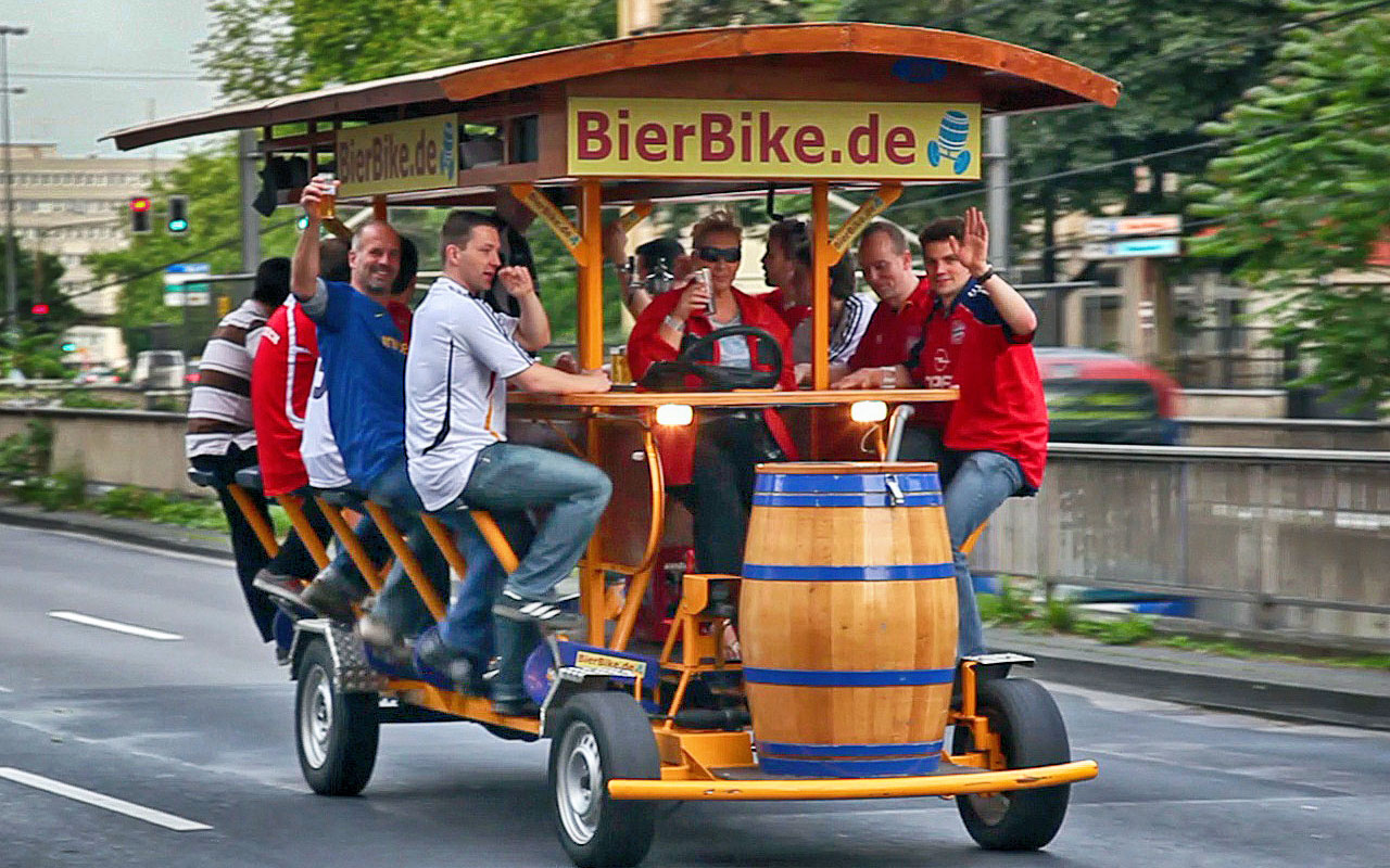 Bier-Bike JGA Stuttgart