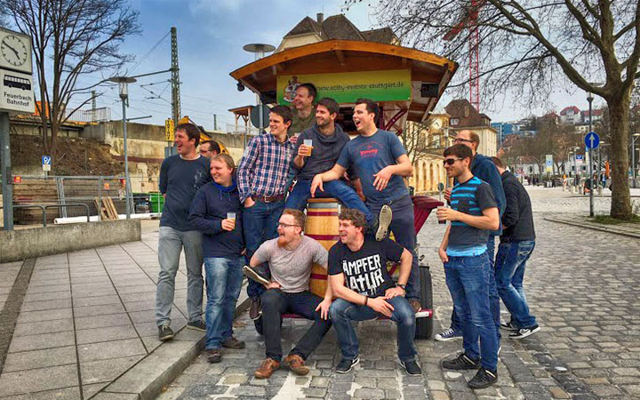 Bier-Bike JGA Stuttgart